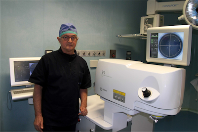 laser a femtosecondi per il trapianto di cornea