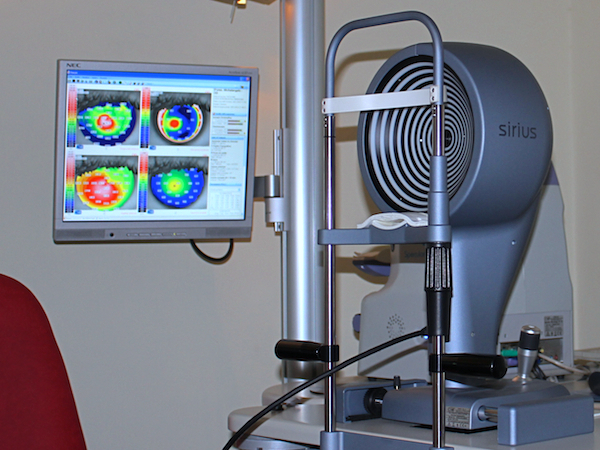 la topografia è importante per diagnosticare astigmatismo